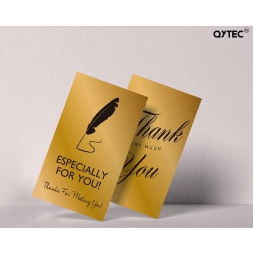 Free Shipping 30 Pcs 54x90mm Paper Card Thank You Card Thanks Greeting Cards Appreciation Card for Small Business Postcards