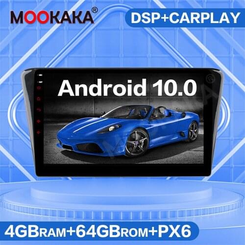 For Peugeot 408 2014 - 2017 Android 10.0 4G+64GB Car Multimedia Player DSP Auto Radio Stereo GPS Navigation 4G SIM LTE Head Unit