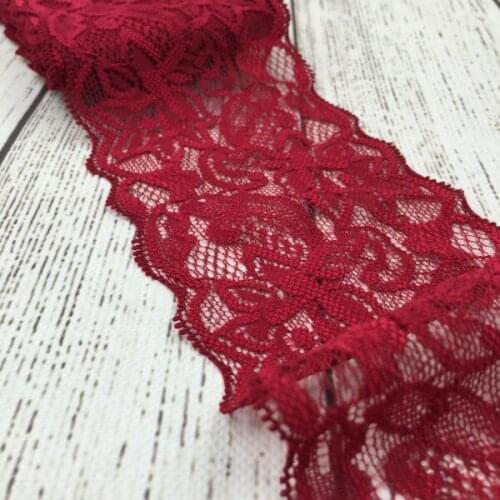 10yards/color/pack 3 inch wide Tulle Lace Trim Lace Ribbon for Ornaments Elastic Lace Stretch for Baby Girls Hair Accessories