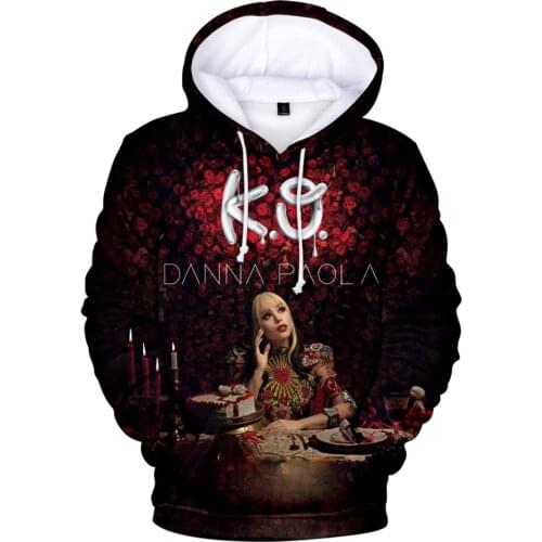 Danna Paola 3D Fashion Sweatshirt Hoodies Childrens Kids Long Sleeve Sportswear Hoodies Women Men Hip hop Outwear Hoodies Tops