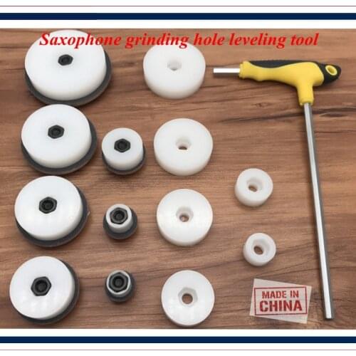Wind instrument repair tool - Saxophone repair tools - Upgrade style grinding hole leveling tool , Manual grinding maintenance