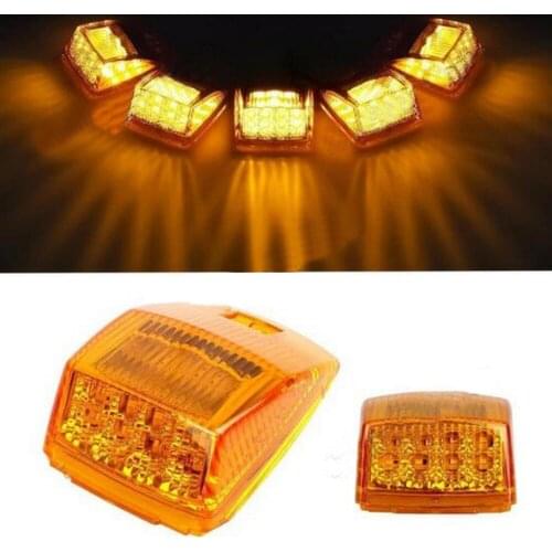 Smoked 17LED 2pcs 12v 24v car roof light Running Clearance Light Kit For K/enworth