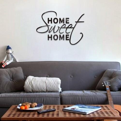 Creative green 3D acrylic mirror wall stickers removable mirror wall decals living room home decoration characters poster