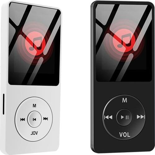 MP3 Player 16G Portable MP3 Music Player Hi-Fi Rechargeable Sport Audio Video Player with Earphone WMA WAV Music Players