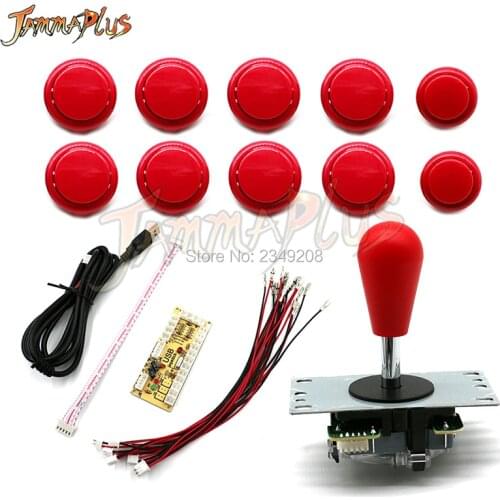 DIY Arcade Joystick Kits For One Player PC Computer Games To Arcade Joystick Buttons Zero delay controller for PC & Raspberry Pi