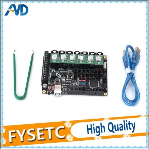 FYSETC F6 Board ALL-in-one Electronics Solution F6 V1.3 For 3D Printer CNC Devices+6pcs A4988 Green/Red Stepper Motor Driver