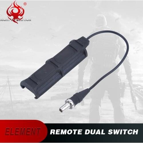 Element Airsoft Tactical Flashlight Remote Dual Switch 1 Plug Hunting Scout Lanterns Tactical Weapon Light Switch NE07014