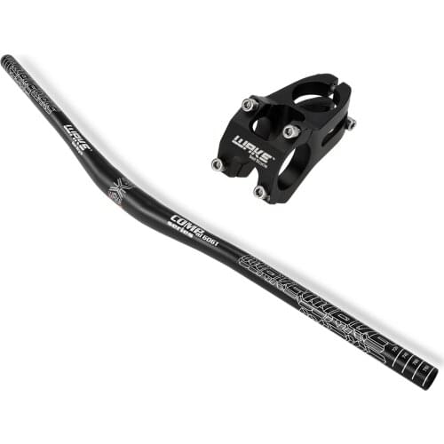 WAKE Aluminum Alloy Bicycle Handlebar MTB Handlebar Riser Bike Handle Bar 780mm*31.8mm Steering Wheel For Bicycle Flat Bar