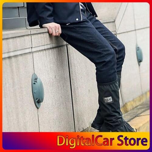 Waterproof Shoe Covers Waterproof Reusable Motorcycle Cycling Bike Boot Rain Shoes Covers With Relectors