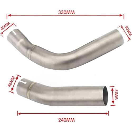 Slip On For Yamaha R1 YZF-R1 2009 2010 2011 2012 2013 2014 Motorcycle Exhaust Muffler Escape Modified Connector Middle Link Pipe