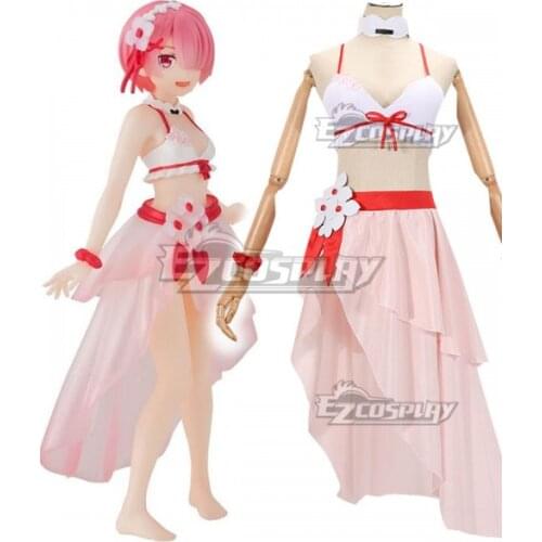 Re: Life In A Different World From Zero Ram Rem Swimwear Suit Girls Halloween Party Dress Outfit Cosplay Costume E001