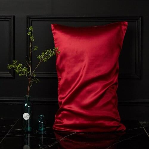 100% Natural Mulberry Silk Pillowcase Real Silk Zipper Pillow Case Cover Satin 19 Momme Home Textile Bedding Hotel Pillowcases