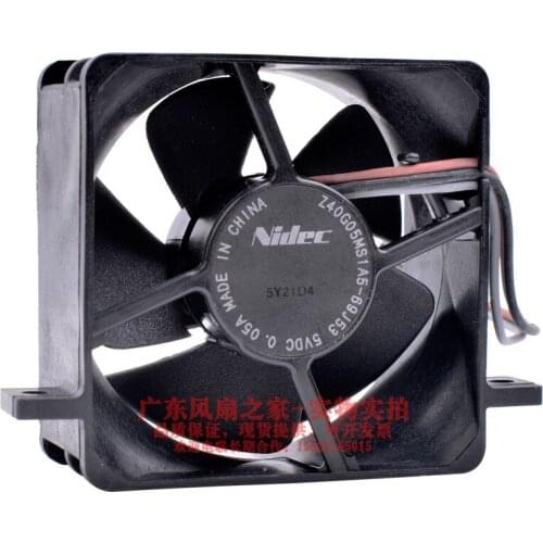 Nidec Z40G05MS1A5-69J53 DC 5V 0.05A 40x40x15mm 3-Wire Server Cooling Fan