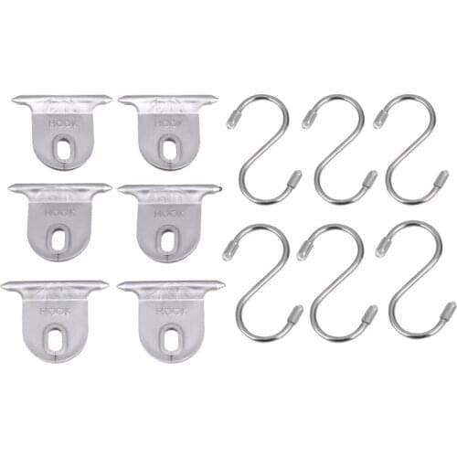 6Pcs RV Accessories Awning Outdoor Hook Camper Clothes Hook Awning Clothes Shoes Hat Hooks