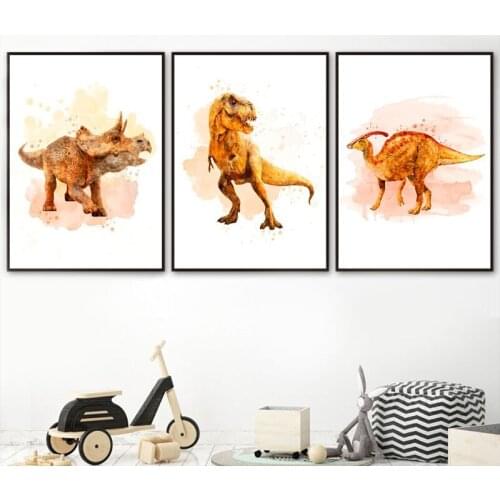 Tyrannosaurus Rex 5D Diy Diamond Painting Full Square Drill Mosaic Cartoon Dinosaur Embroidery Kids Baby Room DecorationZP-2898