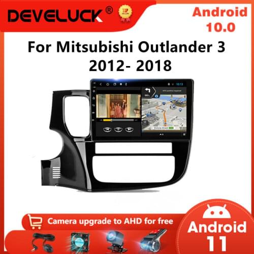 Android 10 Car Radio for Mitsubishi Outlander 3 2012-2018 4G+64G 8 Core 48EQ Multimedia Video Player 4G+WIFI Carplay Mirror Link