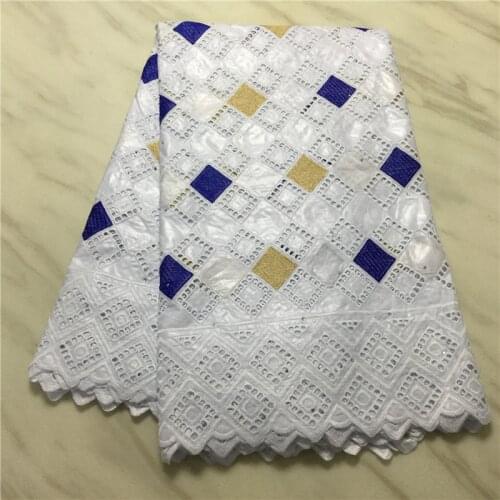 Bazin riche fabric emerald white lace fabric basin riche robe dentelle atiku lace material for african women 5yards 16L18-48