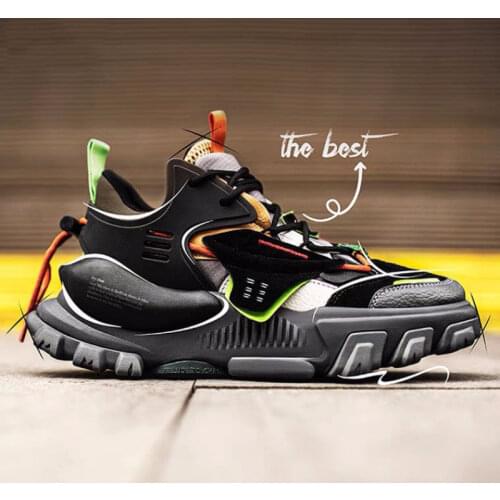 Blade Running Shoes Men Elastic Mesh Jogging Shoes Good Quality Cushioning Sneakers Outdoor Male Footwear