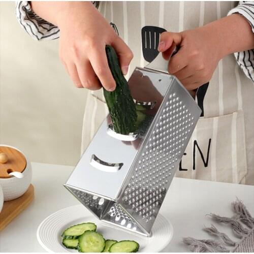 Big 4 Sides Planer Stainless Steel Planer Vegetable Cutter Peel Cutter Fruit Ginger Garlic Grater Cooking Kitchen Accessories