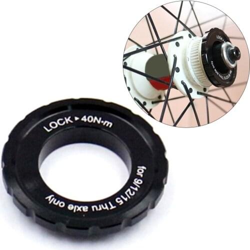 Bike Bicycle Centerlock Adapter Disc Brake Rotor Cover For 12/15/20MM Thru Axle Aluminum Alloy Cycling Road Bicycle Accessories