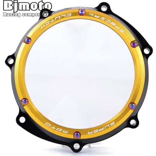 CNC Racing Clear Clutch Cover For Yamaha YZ250F WR250F YZ 250F WR 250F 2001-2013 2012 2011 2010 2009 2008 2007 2006 2005 2004