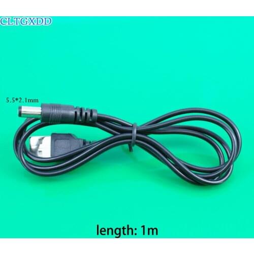 Cltgxdd DC5.5*2.1 Male to USB Female Power Connecting Cable Connect USB bike light and battery pack