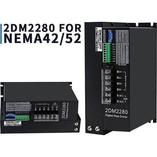 Nema42 nema52 stepper motor driver 64 large subdivision 2DM2280 two-phase hybrid 2M2280 high voltage 220V
