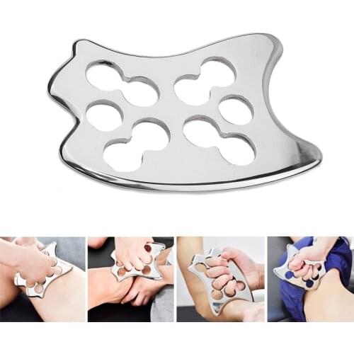 Stainless Steel Gua Sha Massage Tool Fascia Muscle Soft Tissue IASTM Therapy Physical Whole Body Massager Guasha Scraping Tools