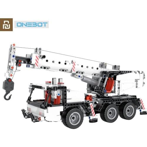 Original Xiaomi Mitu Building Blocks Miniature City Engineering Car Educational DIY Toys Truck Engineering For Kids Crane Gift