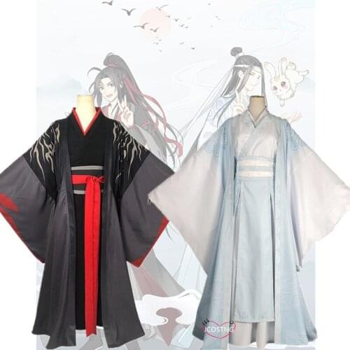 Mo Dao Zu Shi Wei Wuxian Young/Lan Wangji Grandmaster of Demonic Cultivation Anime Cosplay Costume
