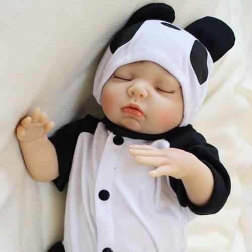 OtardDolls Reborn Dolls 18 inch bebe Reborn Doll Soft Vinyl Silicone Newborn Doll bonecas Panda Clothes For Children Gifts