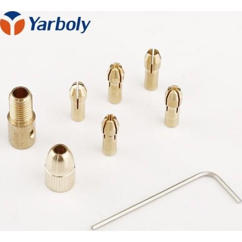 Mini drill 0.5-3mm Small Electric Drill Bit Collet Micro Twist Drill Chuck Set For dremel