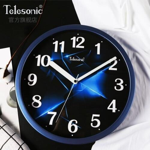 Black Creative Silent Wall Clock Simple Living Room Modern Watch Wall Bedroom Study Kitchen Office Round Saat Home Decor ZB5WC