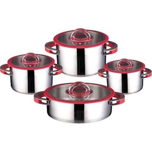 Neva N2312 Eva Premıum 8 Piece Steel Cookware Set