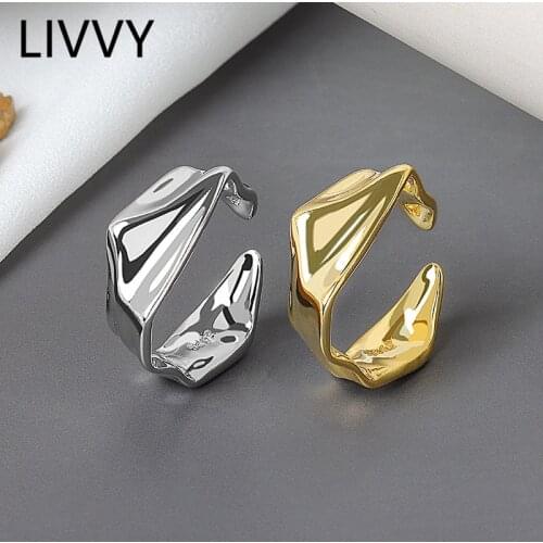 LIVVY Silver Color Wedding Ring Classic Squrare Shape Ring Women Wedding Engagement Jewelry Gift 2021 Trend