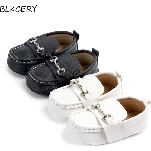 Baby Boy Shoes for 0-18 Months Newborn Baby Casual Shoes Toddler Infant Loafers Shoes Cotton Soft Sole Baby Moccasins with Chain