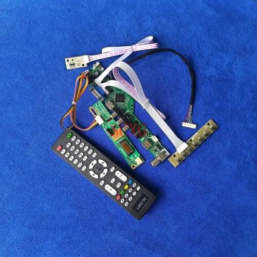 HDMI-compatible USB VGA 1024*768 1CCFL KitFit D191201/L141X1/L141X2 LCD screen controller driver board Analog signal 20-Pin LVDS