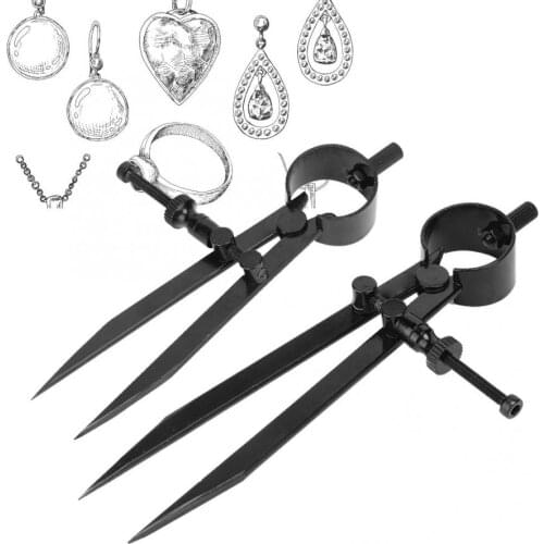 Fine Point Divider Jewelry Marking Tool Square Tapered Legs Engraving Tools Jewelry Repair Making Accessory Tools for Jeweler