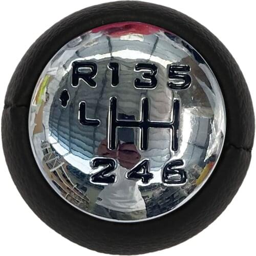 Car Gear Stick Knob Head Lever Adapter Manual 6-Speed Transmission for Peugeot 307 308 3008 407 5008 807 Citroen C3 C4 C8