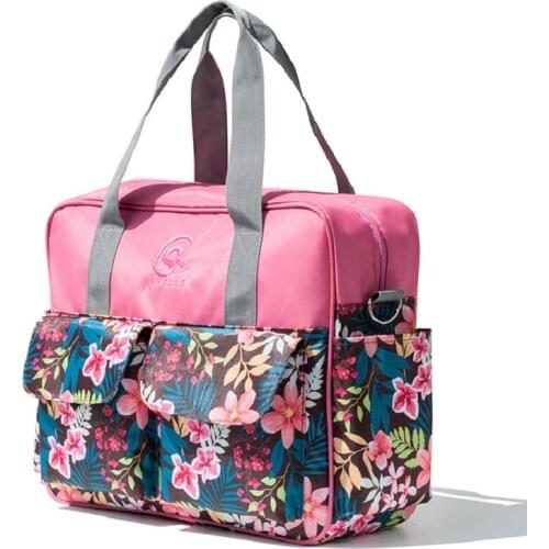 Flower Fashion Baby Diaper Bag Multifunctional Nappy Tote Bags Waterproof Mommy Changing Bag Mummy Stroller Bags