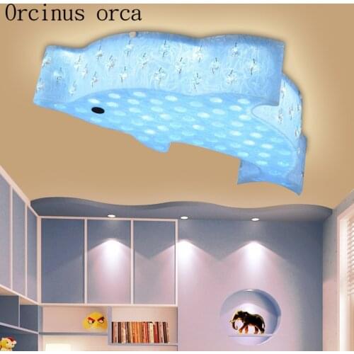 Modern minimalist LED ceiling lamp childrens room lamp boy girl cartoon creative bedroom dining room living room lamp