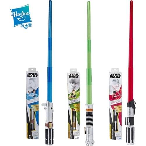 Hasbro 80cm Star Wars Lightsaber Led Light Darth Vader Luke Black Warrior Laser Sword Boy Toy Action Figure Collections