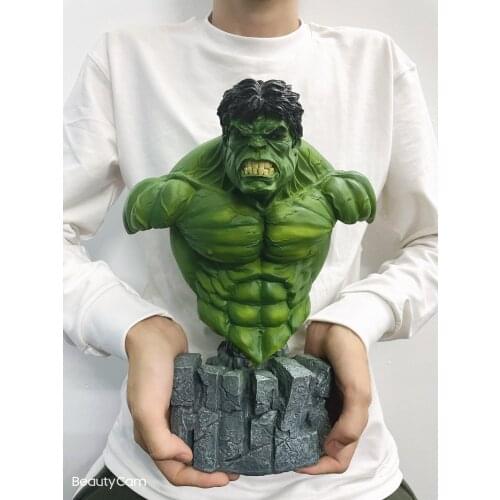 [VIP] 30cm 1/4 Super hero green giant Coloring resin action figure statue toy Green man Collection model home Decoration gift