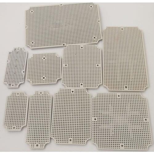 Waterproof junction box base plate ABS honeycomb mounting base plate Outdoor monitoring waterproof box fixed base plate IP67