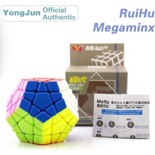 YongJun RuiHu Megaminxeds 3x3x3 Magic Cube YJ Dodecahedron 3x3 Speed Puzzle Antistress Educational Toys For Children