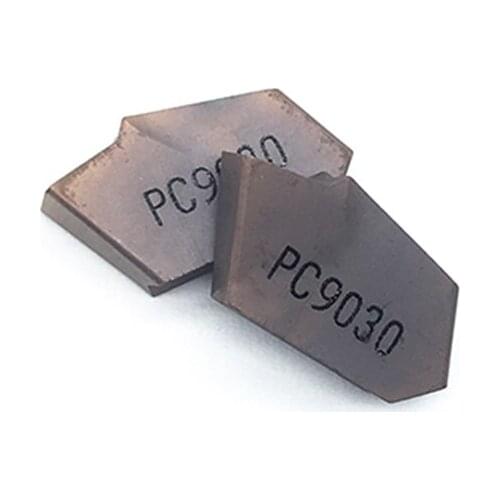 10PCS SP200 PC9030 grooving carbide inserts lathe cutter turning tool Parting and grooving tool Parting off