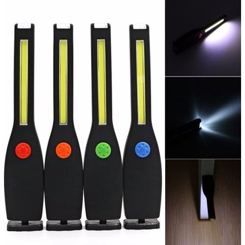2019 New Waterproof COB LED Inspection Work Light Magnetic Handheld Torch Garage Car
