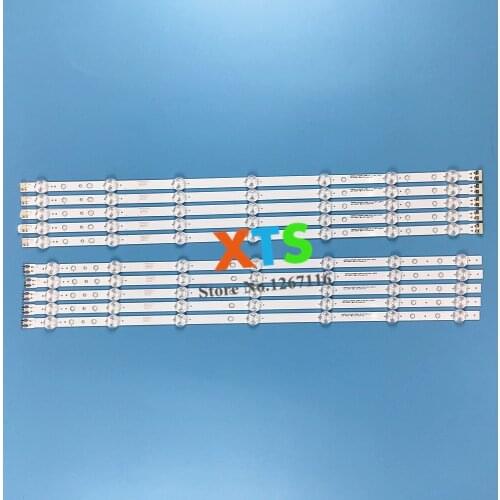 5set=50pieces LED strip For SamSung 55" TV UN55H6203 UN55FH6030 2013SVS55 D3GE-550SMA-R1 D3GE-550SMB-R0 UN55J6201 LM41-00001P/N