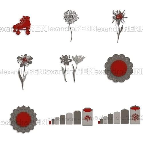 CH 2021 New Arrival Flowers Metal cutting dies stencil Greeting Card Decoration DIY Scrapbooking Scrapbook Paper Photo Album