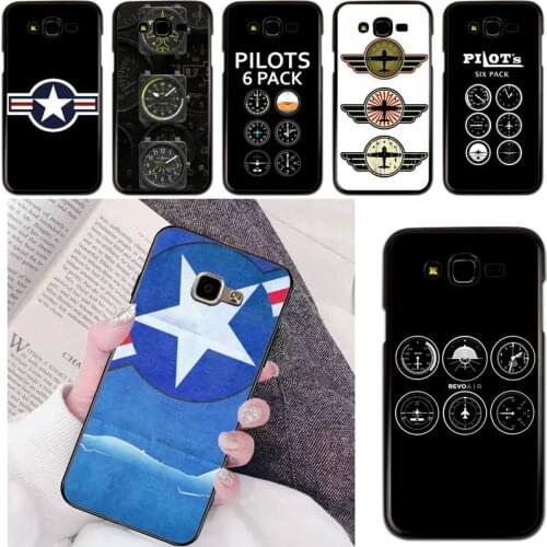 Airplane Pilot Epaulette Phone Case For Samsung Galaxy J200 J2 Prime J2 Pro J6 2018 J250 J4 Plus J415 J5 Prime J7